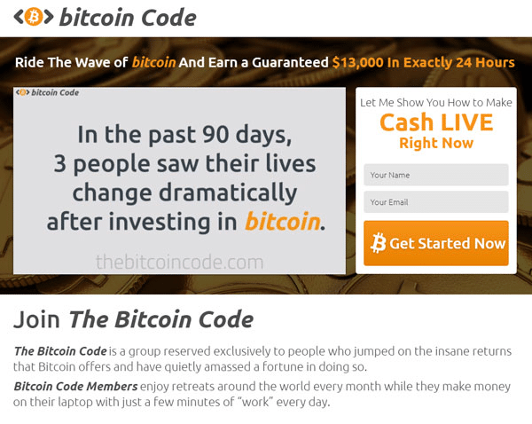Bitcoin Code Mis on toote koostisosad?